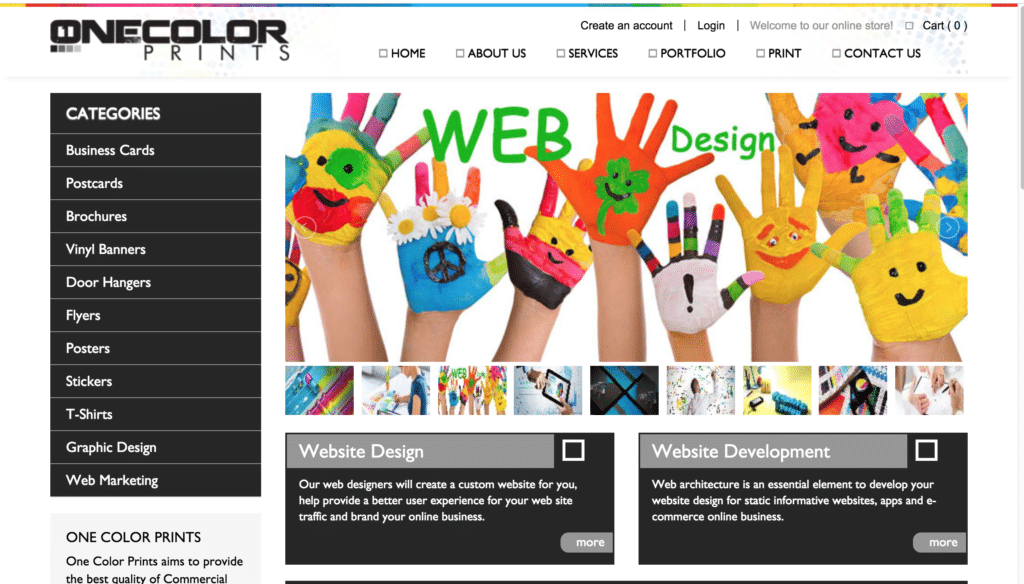 ecommerce web design