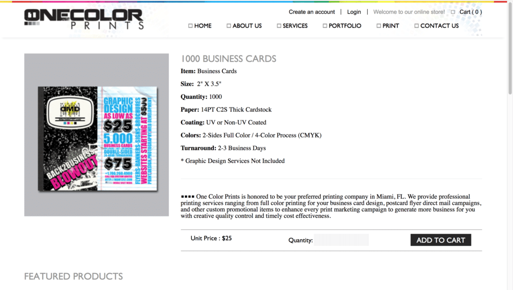 ecommerce web design