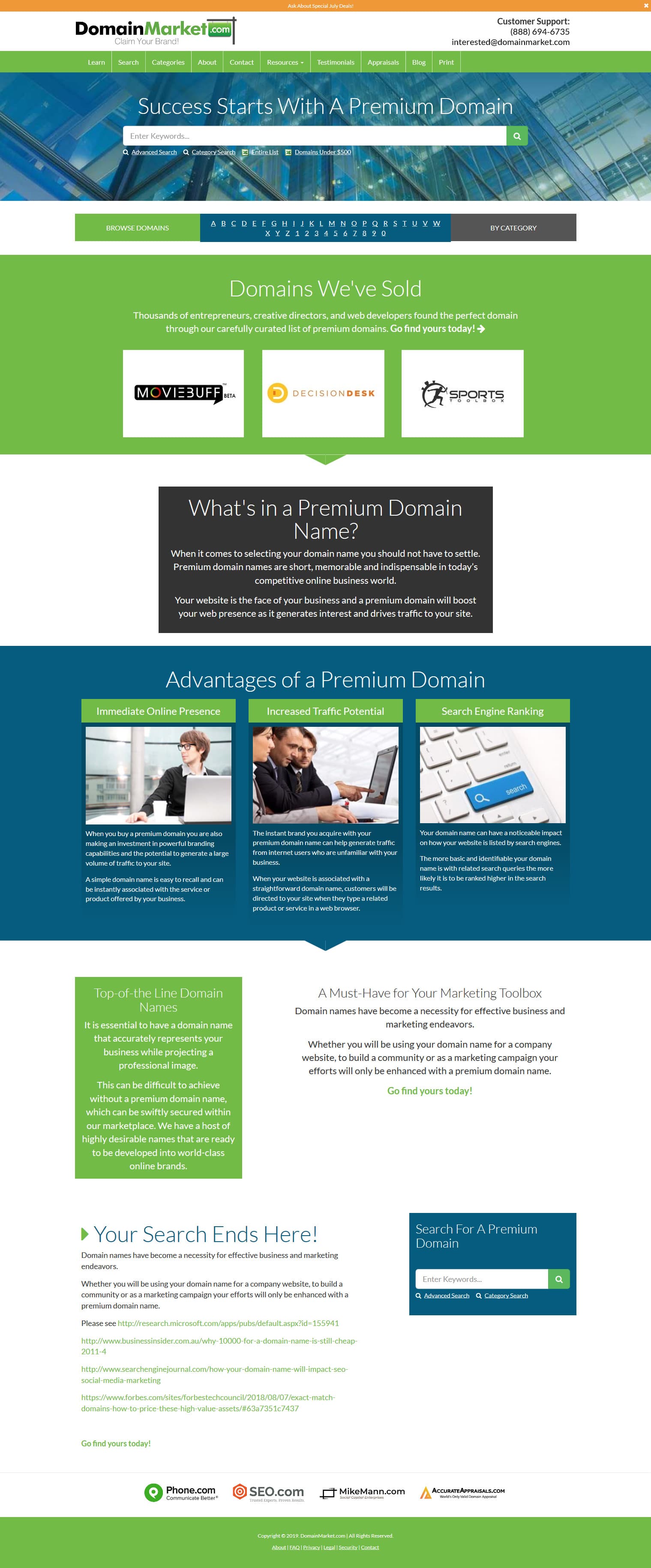 Domain Market